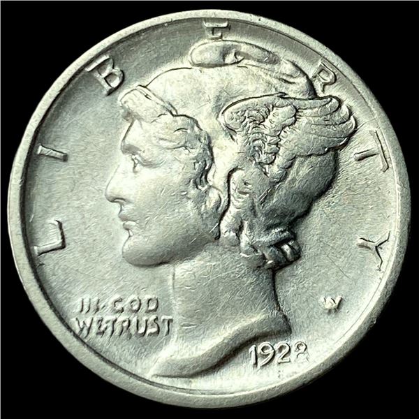 1928-D Silver Mercury Dime CLOSELY  UNCIRCULATED