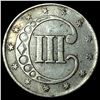 Image 2 : 1852 Silver Three-Cent Piece CLOSELY  UNCIRCULATED