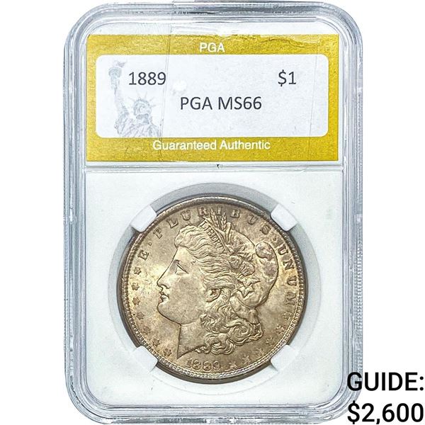1889 Morgan Silver Dollar PGA MS66