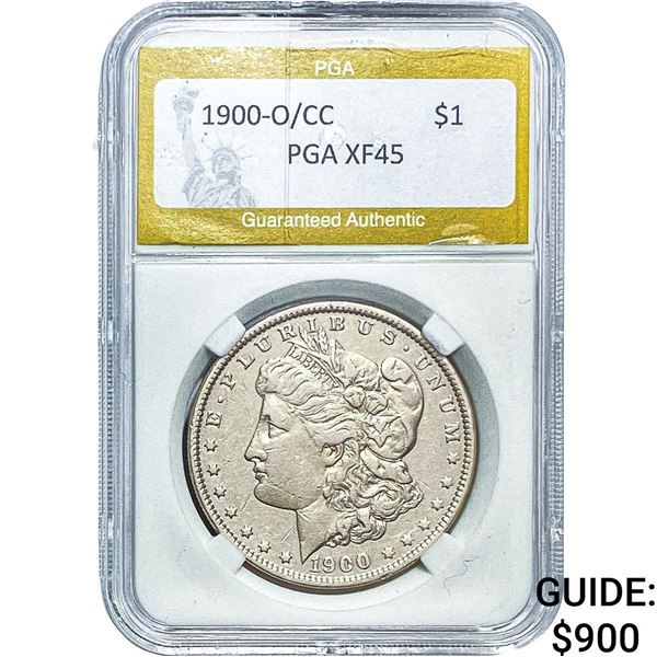 1900-O/CC Morgan Silver Dollar PGA XF45