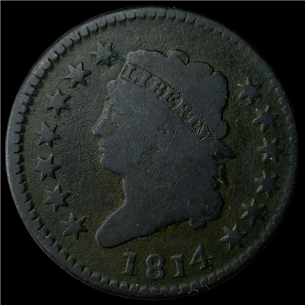 1814 Classic Head Large Cent HIGH GRADE