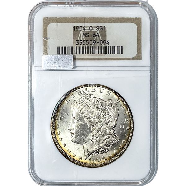 1904-O Morgan Silver Dollar NGC MS64