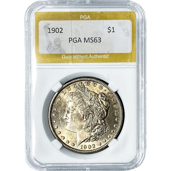 1902 Morgan Silver Dollar PGA MS63