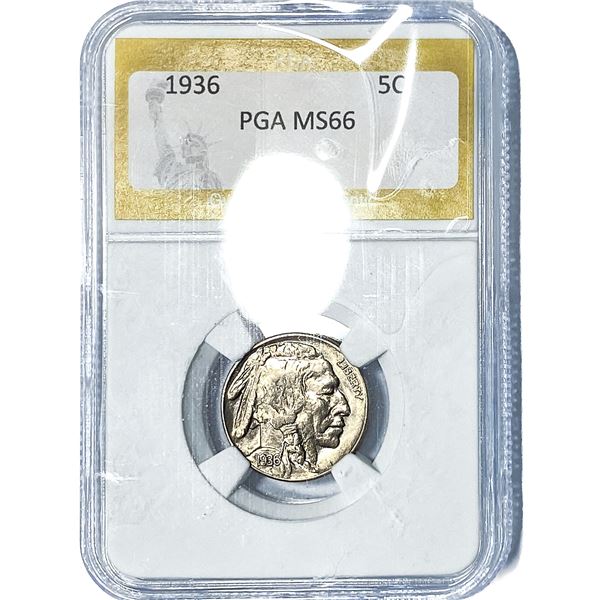 1936 Buffalo Nickel PGA MS66