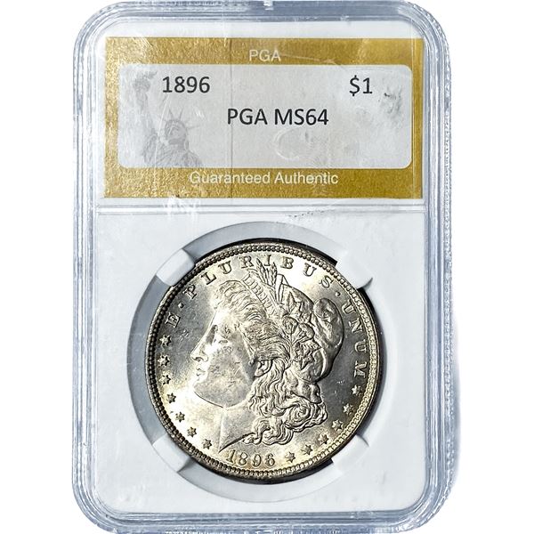 1896 Morgan Silver Dollar PGA MS64