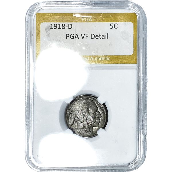 1918-D Buffalo Nickel PGA VFDetail