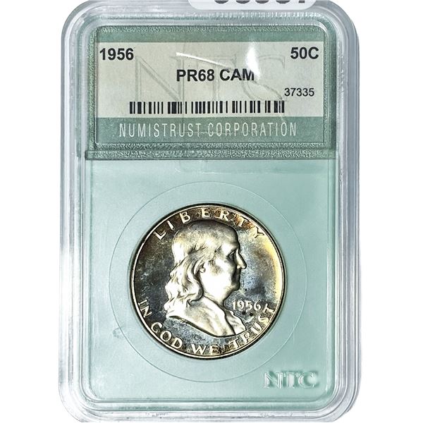1956 Franklin Half Dollar NTC PR68 DCAM