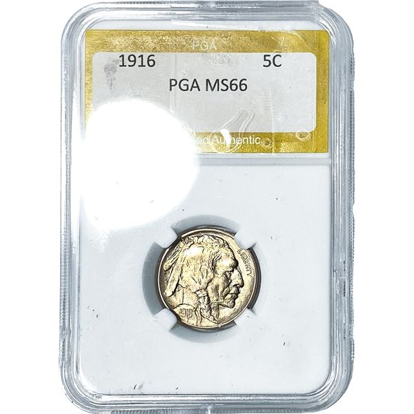 1916 Buffalo Nickel PGA MS66