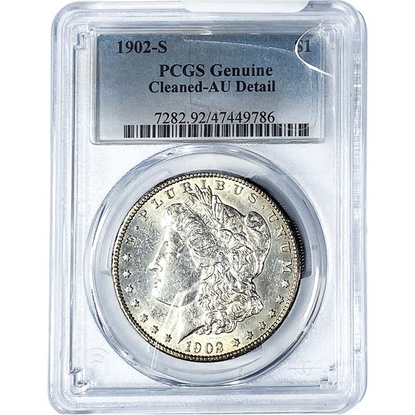 1902-S Morgan Silver Dollar PCGS Genuine