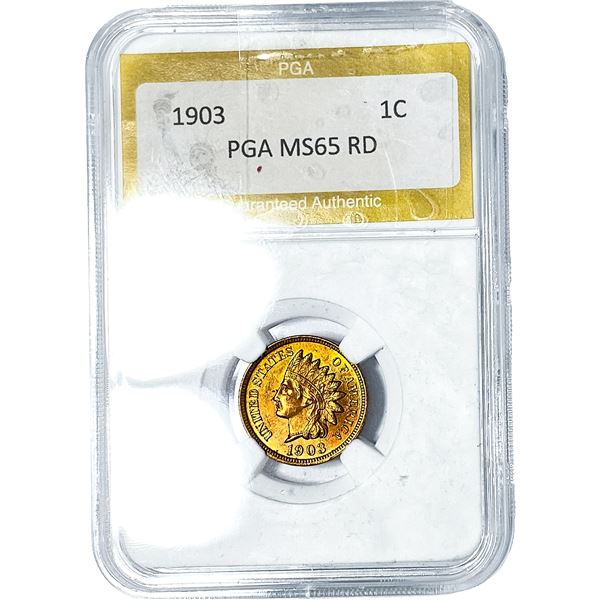 1903 Wheat Cent PGA MS65 RD