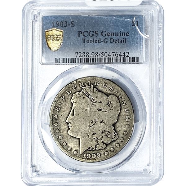 1903-S Morgan Silver Dollar PCGS Genuine