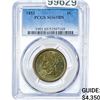 Image 1 : 1853 Braided Hair Large Cent PCGS MS65 BN