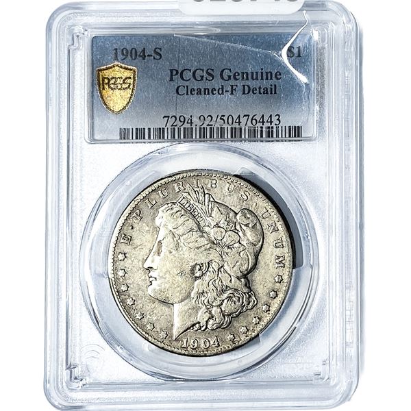 1904-S Morgan Silver Dollar PCGS Genuine
