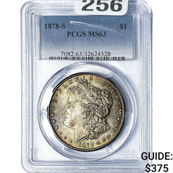 1878-S Morgan Silver Dollar PCGS MS63