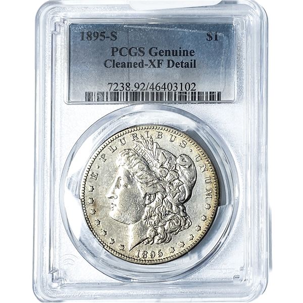 1895-S Morgan Silver Dollar PCGS Genuine