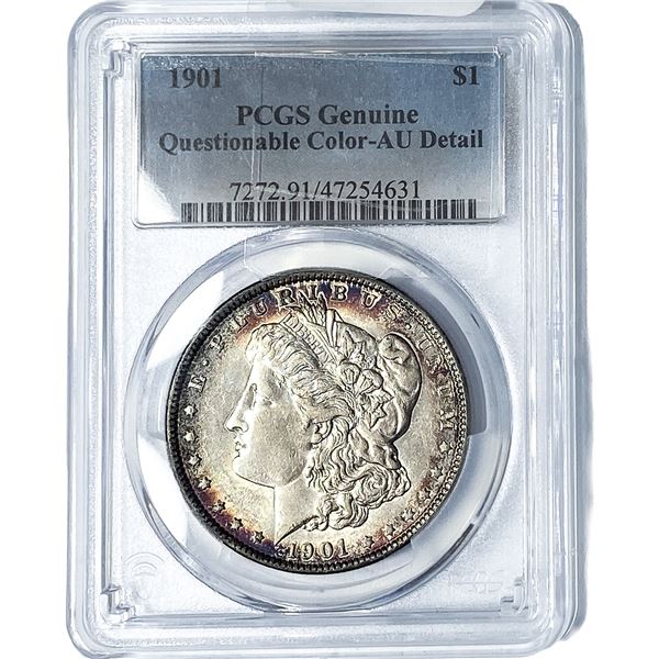 1901 Morgan Silver Dollar PCGS AU58