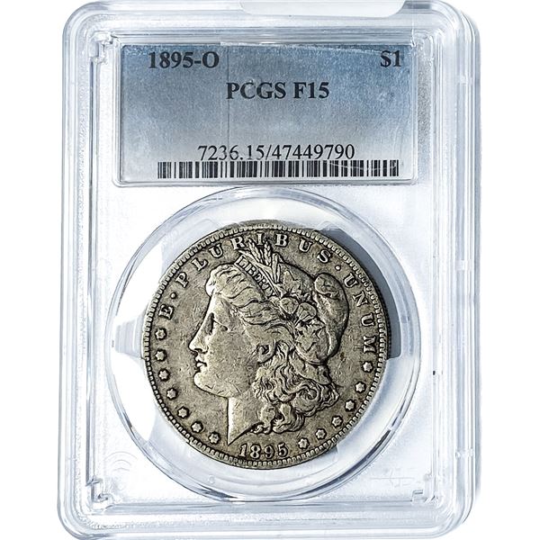 1895-O Morgan Silver Dollar PCGS F15