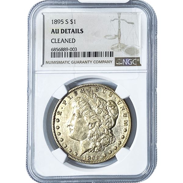 1895-S Morgan Silver Dollar NGC AUDetails