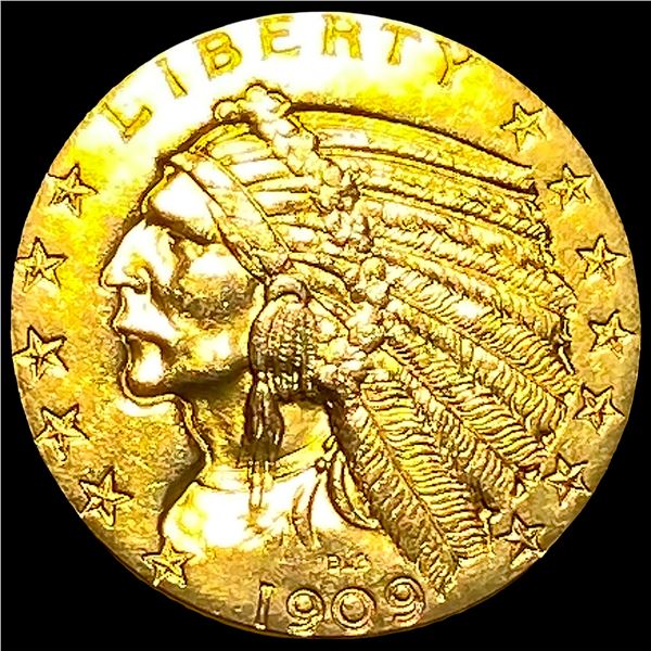 1909 $5 Gold Half Eagle