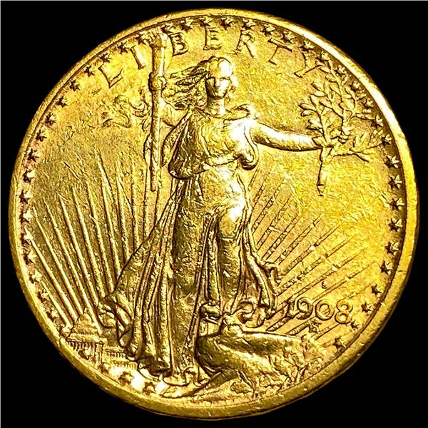 1908-S $20 Gold Double Eagle
