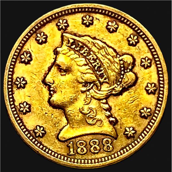 1888 $2.50 Gold Quarter Eagle
