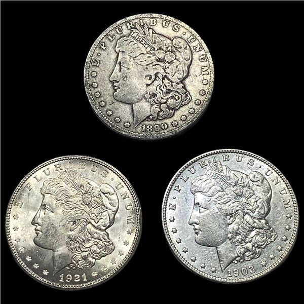 [3] 1890-1921 Morgan Silver Dollar