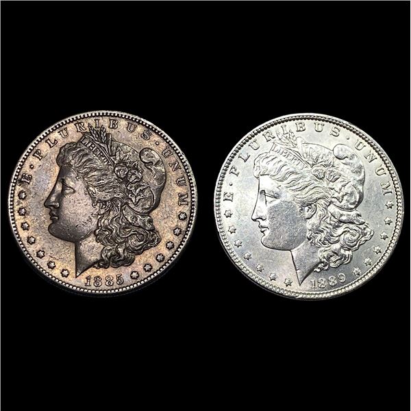 [2] 1885-1889 Morgan Silver Dollar
