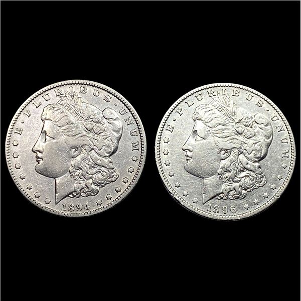 [2] 1894-1896 Morgan Silver Dollar