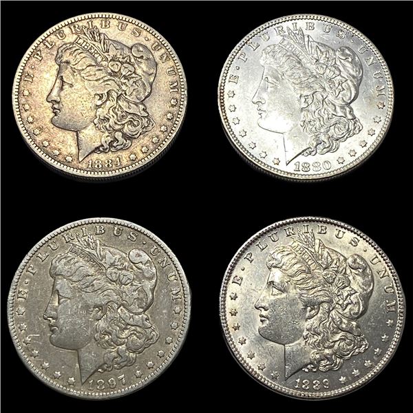 [4] 1880-1897 Morgan Silver Dollar