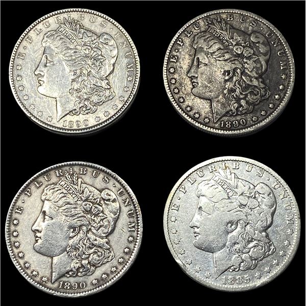 [4] 1885-1890 Morgan Silver Dollar