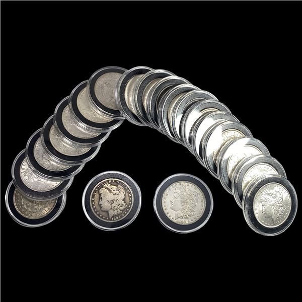[20] Mixed Date Roll Morgan Silver Dollars