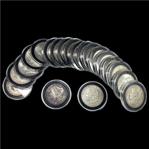 [20] Mixed Date Roll Morgan Silver Dollars