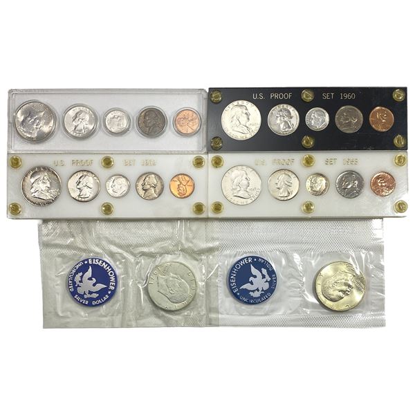[22]1960-1964 U.S. Proof Sets&Eisenhouer Silver $1