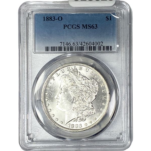 1883-O Morgan Silver Dollar PCGS MS63