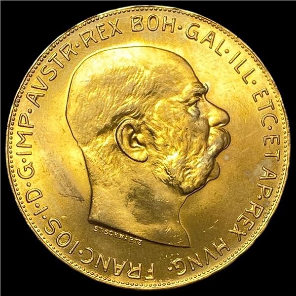 1915 Austria Gold 100 Corona