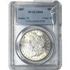 Image 1 : 1887 Morgan Silver Dollar PCGS MS64
