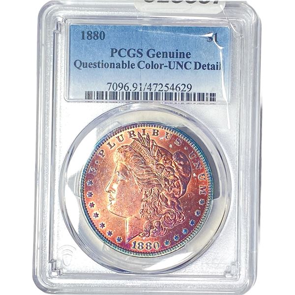 1880 Morgan Silver Dollar PCGS Gen-UNC Detail