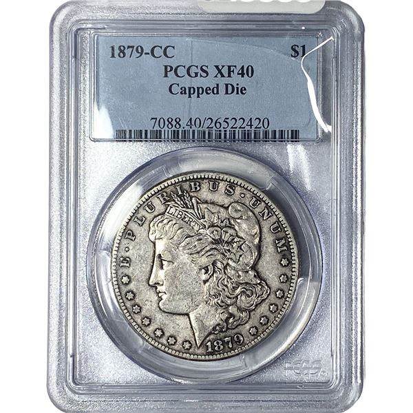 1879-CC Morgan Silver Dollar PCGS XF40