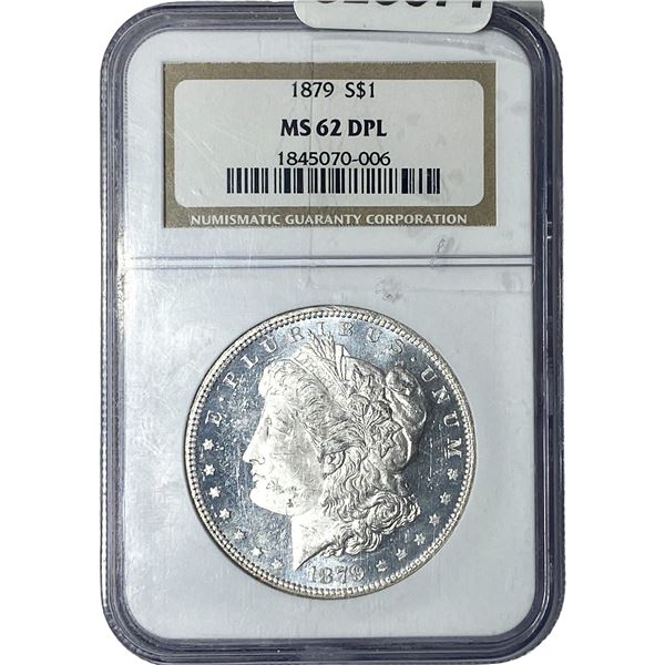 1879 Morgan Silver Dollar NGC MS62 DPL