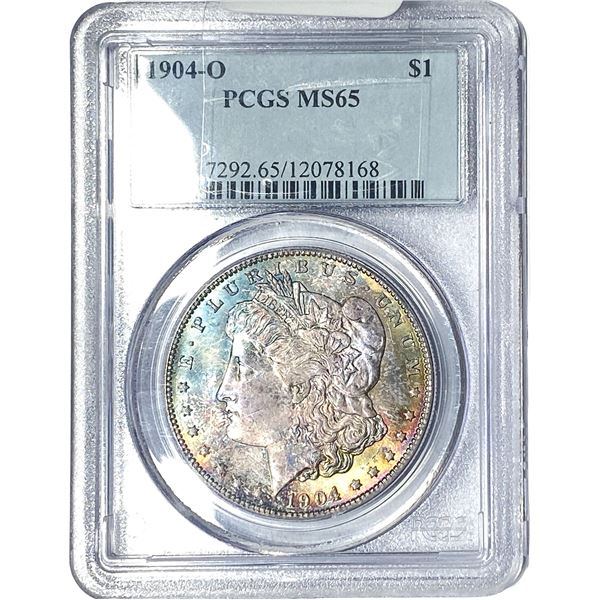 1904-O Morgan Silver Dollar PCGS MS65