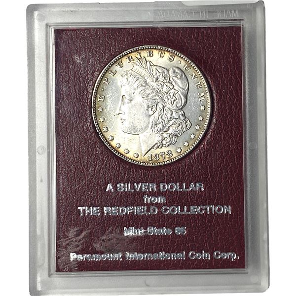 1878 Morgan Silver Dollar Redfield Collection