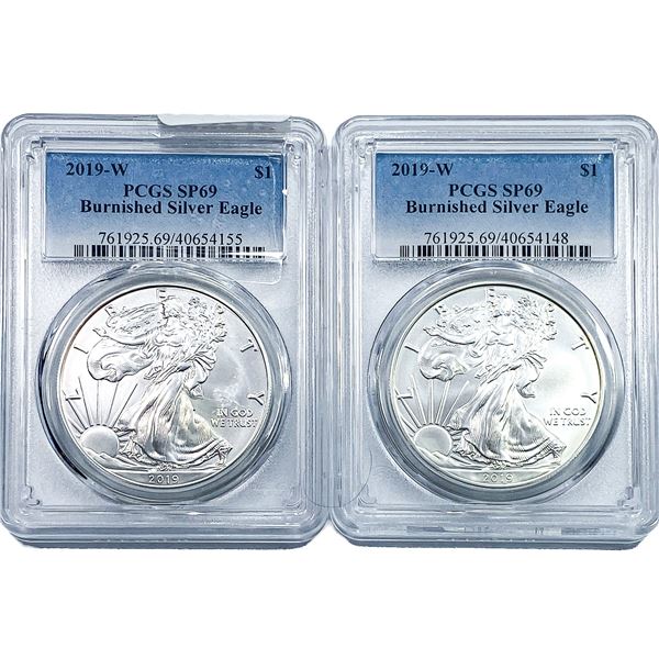 [2] 2019-W Silver Eagle SP69