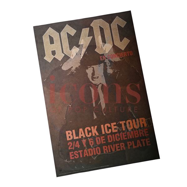 AC/DC - Black Ice Tour Promotional Poster