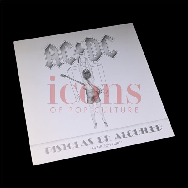 AC/DC - Pistolas de Alquiler (Guns for Hire) Spanish Promo 7-inch Single