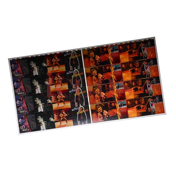 AC/DC - "Powerage" Compact Disc Packaging Printer's Proof