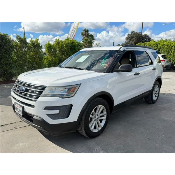 FORD  EXPLORER  2017 T-SMOG -2 DAYS