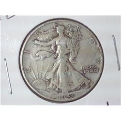 1943 Walking Liberty Half Dollar