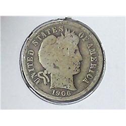 1906 Barber Dime