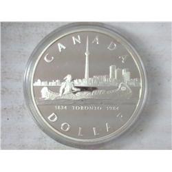 1984 Canada Toronto Dollar (Proof) .3750 Oz ASW