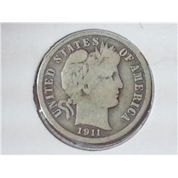 1911 Barber Dime (VG)